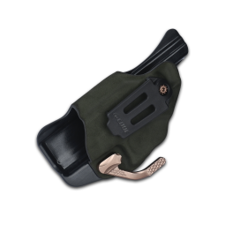 Limited - Left Hand Phenom Commando with Predator Green Fuzz and Bronze MoClaw with GSM Mag Carrier - Exclusives - holsters and tactical equipment